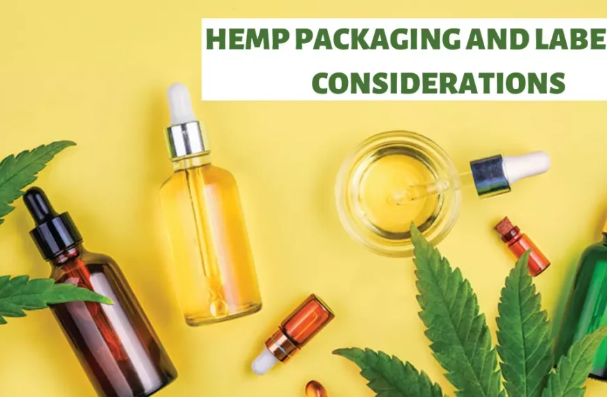 Hemp Packaging And Labeling Considerations For Your Business