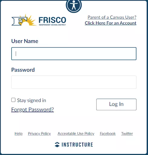 Reset Forgotten Canvas Password