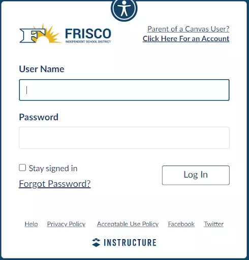 log in to Canvas FISD portal
