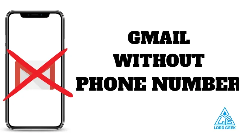 gmail without phone number