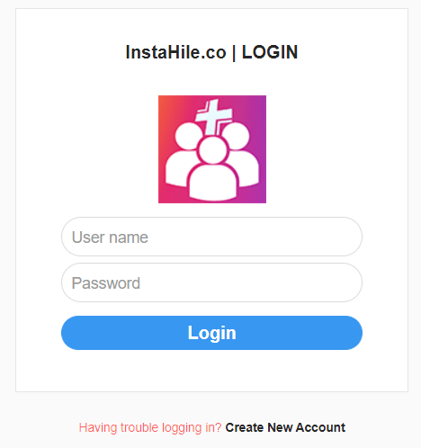 enter username and password and click in login