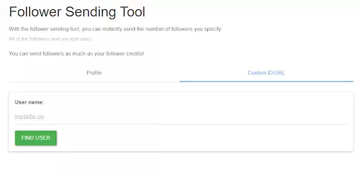 follower sending tool