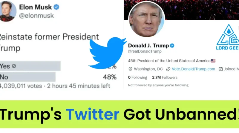 Trump's Twitter Got Unbanned!