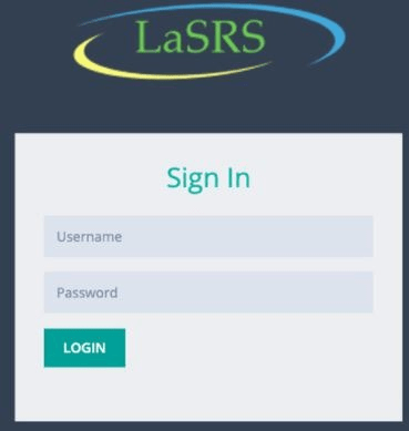 LASRS login portal